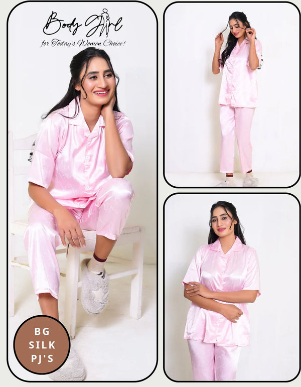 The Once Light Pink 2-Piece Pajama Set - Comfortable & Soft Sleepwear for Women