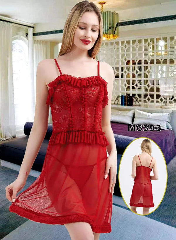 Hot Selling Women's See-through Night Dress For Girls & Women Free Size