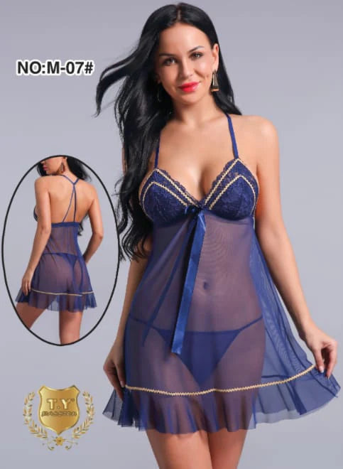 The Once More See-through Transparent Night Dress For Girls & Women Free Size