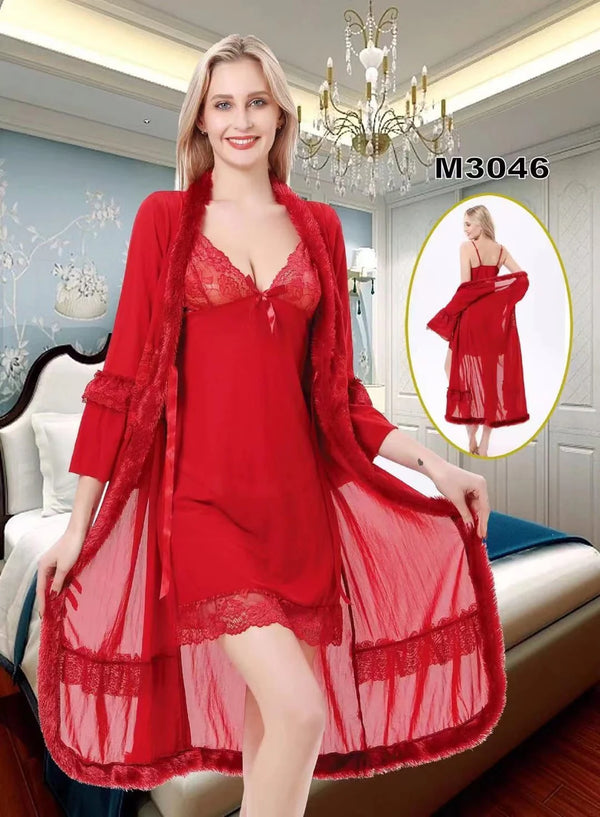 The Once More stylish popular deep V neck push up breast sexy lingerie For Girls & women sleepwear nightwear Free Size